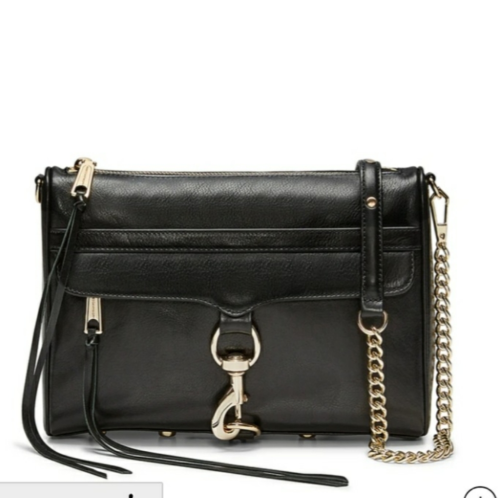 REBECCA MINKOFF Mini Mac Leather Crossbody